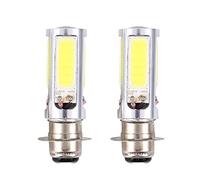 EBTOOLS Bombilla Led H6 - Bombilla H6 King Quad 700 Adatto Per Lampadine 12V, 2X 6000K H6M Cob Led Bianco Colore Motore Bike/Atv Lampadina Fendinebbia (Px15D P15D25-1) Adatto Per Bombilla