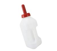 EBTOOLS Bottiglia da Alimentazione da Vitello 2L con Capezzolo in Silicone e Manico Omic - Pragie Infermieristiche a Prova di Cure per Pascoli Agricoli (Pentola per latte orizzontale)