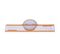 EBTOOLS Calcolatore dell'aviazione in Plastica del Computer con Vettore e Design del per l'addestramento Arancione
