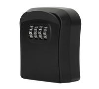 EBTOOLS Cassetta di Blocco Combinata - Werred ABS a 4 Cifre ABS a 5 Chiave ACITY (BLACK)