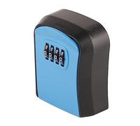 EBTOOLS Cassetta di Blocco Combinata - Werred ABS a 4 Cifre ABS a 5 Chiave ACITY (BLUE)