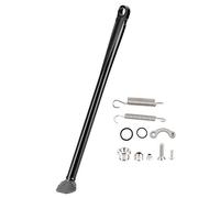 Cavalletto laterale per moto, accessorio per cavalletto laterale in lega di alluminio CNC adatto per FE 250 FE 350 TE 125(D (piede grigio palo nero)) adatto per