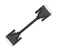 EBTOOLS Cavo da Maschio a Maschio DVI 1080p Connettore Placcato in Oro HD Cord DVI per Monitor, Laptop, Proiettori - 1 M/3,3 Piedi (5m)