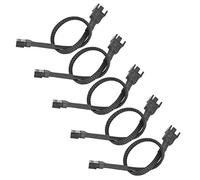 EBTOOLS Cavo di Estensione a 4 Pin da 5 Pezzi per Ventola della CPU e Scheda Madre Easy Installation con Design Elegante