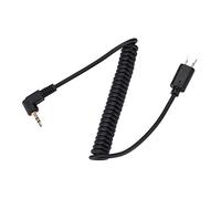 EBTOOLS Cavo di rilascio otturatore per Sony, cavo di rilascio otturatore 3,5 mm / 2,5 mm nero per RX1 / RX10 / RX100 / A7S / A7R / A7 / A7II / A7III (2,5 millimetri)