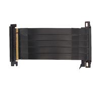 EBTOOLS Cavo di Riser PCIe 4.0 X16 Ad Alta velocità - Estensione GPU Flessibile per RTX 4090 e 7900 XT - 180 Gradi Design 'interferenza 20 Cm / 7.9in (40 cm)