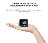 EBTOOLS Compatto 4 X 90 ° Magnetico Finder Angolo Digitale con Doppia modalità di Misurazione, Strumento di Livellamento Ricaricabile e Accurato per la Lavorazione del Legno e i Progetti Domestici