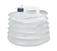 EBTOOLS Container Pieghevole con Spigot - Deposito Portatile per Campeggio, Escursioni e Preparazione alle Emergenze (8L)