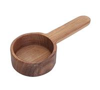 EBTOOLS Cucchiaio di Misurazione del caffè in Legno 8g e 10g Facile da Trasportare per caffè, tè, Zucchero, Farina - Design a Doppia Maniglia (Manico corto 8G)