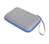 EBTOOLS Custodia da Trasporto Dura per Giocatore GIIIKER SUPER BLOCKS - Spazio di Archiviazione Protettiva con Fascia Elastica e Tasca a Maglie, Design Grigio Leggero