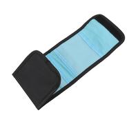 EBTOOLS Custodia per Lenti per Fotocamera Pieghevole in Nylon - Shockout e Borsa per 25-86 Mm Rotondo e - Contiene 12 (per 3 pezzi)