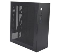 EBTOOLS Custodia per PC Versatile con Porte USB 3.0 per Scheda Madre ITX, Design a Mesh Dissipazione di Calore Ottimale e Opzioni di Posizionamento Flessibili