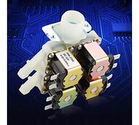 EBTOOLS DC 12V DN20 G3/4 "Valvola Elettrica Normalmente Chiusa, Ingresso 4 Out Valvola di Scarico Elettromagnetico in Plastica