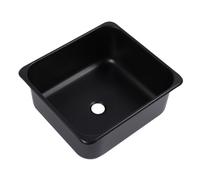EBTOOLS Dink della Cucina per 304 in Acciaio Inossidabile Caduta in capacità di 15 Litri con Uscita 40 Mm per Roulotte per Roulotte Camion
