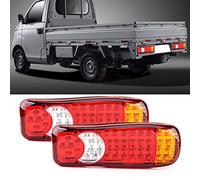 EBTOOLS Fanali Led Goccia Rimorchio Agricolo - Coppia Di 12V 46 Led Car Truck Van Rv Fanali Posteriori Indicatore Di Stop Arresto Freno Posteriore Posteriori Luci Posteriori
