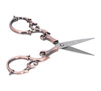 EBTOOLS Forbici retrò a Forma di Zucca in Acciaio Inossidabile Vintage per Ricami, Cucitura e Collezione (Oro rosa)