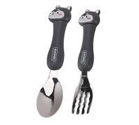 EBTOOLS FORCHIO FORCHIO DI ACCIAIO IN ACCIAIO AUSCIO CARTIONE SETTO CON CHE COLLETTO - DESIGN CINETTO ANIMA PER BAMBINI, UTENSILI PORTATIVA PER CASA PER ESILE (Cane)