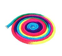 EBTOOLS Ginnastica Corda Arcobaleno Corda Ritmica Pastorelli Ginnastica Yoho per Competizione Nylon Adatto in Color Arcobaleno. Solida Arti D
