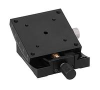 EBTOOLS Goniometro in Fase Lineare in Lega Ad Alta Alluminio con Guida per Attrezzature Ottiche e Macchine di Test, 60x60mm
