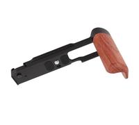 EBTOOLS Handgrip L Forma per Fotocamera ZFC - Piastra di Rilascio Rapido con Foro a Vite /4 Pollici e Supporto per la Fredda, Argento in Alluminio Aeronautico (Black)