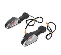 EBTOOLS Indicatore di direzione moto, indicatori di direzione a LED moto adatti per Z250 Z750 Z750R Z800 Z900 Z1000 250 300 650 ER6N F(Nero affumicato)