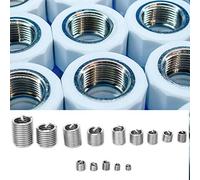 EBTOOLS Inserzione Filettata Filo in Acciaio Inossidabile 120 Pcs Set per la Riparazione della Filettatura M3 con una Comoda Scatola di Stoccaggio