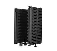 EBTOOLS Isolamento del Microfono Portatile Suono Assorbente con Design Multistrato per la Registrazione in Studio e lo Streaming Live (3-pannello)