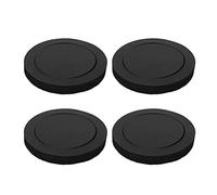 EBTOOLS Isolamento per Altoparlanti per Auto, 4 Pezzi di Rivestimento per Porte in Gomma Isolamento Acustico in Cotone per Altoparlanti per Auto Accessori per Anello per Basso 7.7x5.7x1in