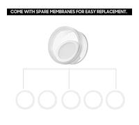 EBTOOLS Kazoo in Lega di Alluminio Leggero per Principianti - Easy Play Musical Strument in Blu, per Regali e attività di Svago (BLACK)