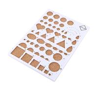 EBTOOLS Kit Artigianato Quilling Fai -da -te con Tabellone, Penna Scanalata, Pinzette e Perline per Progetti (WHITE)