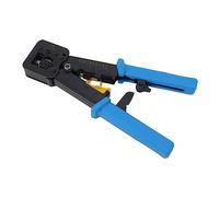 EBTOOLS Kit di Strumenti di Crimpatura Ethernet per Connettori RJ45 RJ12 RJ11 - Crimper Portatile con Spogliarellista Integrato
