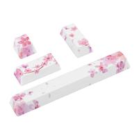 EBTOOLS Kit Keycaps del Modello Fai -da -te per Tastiere Meccaniche 4pcs e Design Squisito (4 pezzi di fiore di ciliegia)