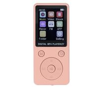 EBTOOLS Lettore Mp3 Hifi Ultra-Slim con Schermo a Colori .8 Pollici, Memoria da 32 GB, Espandibile a 128 GB, 5.0, per Esterno e Studio (GOLD)
