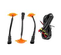 EBTOOLS luces rejilla adatto per Bumper Grille Lamp, 3Pcs Auto Grille LED Lights Front Bumper Cover Lamp Grill Light Repalcement LED Grille Running Lamps Replacement for