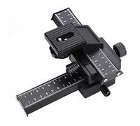 EBTOOLS macro adatto per Focusing rail slider rail macro rail macro rail macro photo adatto per Guida di messa a fuoco macro, cursore guida di messa a fuoco macro a 4 vie con vite di montaggio da 1/4