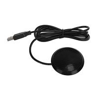 EBTOOLS Microfono Desktop USB Portable OmnIdirectional Condenser Mic con Raccolta a 360 Gradi per Riunioni e Streaming Live (Senza interruttori)