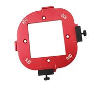 EBTOOLS Modello di Raggio d'angolo 4-in- per Progetti Fai-te in legno- Lega di Alluminio con Scala Accurata per un Facile Utilizzo
