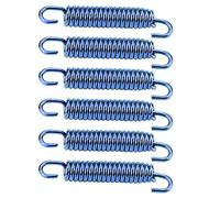 EBTOOLS Molla Scarico Leovince - Molle Tubo Scarico Molle per Marmitta 70 Scarico Arrow Adatto Motorcycle Exhaust Pipe Spring Hooks 6Pcs 65Mm Stainless Steel Muffler Replacement for Motorcy