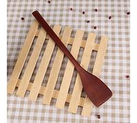 EBTOOLS Nessun Turner Spatola in Legno Rosso in Legno per Cucinare Utensili da con Design Ergonomico e Caratteristiche Facili (rosso)