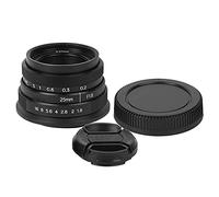 EBTOOLS Obiettivo focale fisso verticale, 25mm f1.8 M43 Obiettivo manuale per fotocamera mirrorless per fotocamera mirrorus