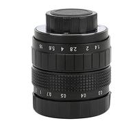 EBTOOLS Obiettivo in metallo 50,4 F1,4 C con anello adattatore per fotocamera Ca non mirrorless(Nero)