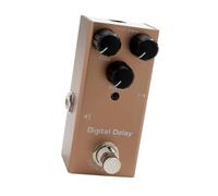 EBTOOLS Pedale dell'effetto Chitarra Elettrico Irin EF -10 con Vero Bypass - Pedale di Ritardo Analogico Portatile per Musicisti (Caffè)