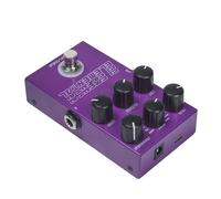 EBTOOLS Pedale di Chitarra in Ritardo Digitale con 9 Effetti, Controllo Intuitivo Manopola, Robusta Custodia in Metallo, Opzioni di Potenza Versatile, per i Musicisti