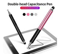 EBTOOLS Penna Penna Stilo Capacitiva a Doppia Testa per Telefoni/compresse - Grigio, per la Scrittura e il Disegno (PINK)