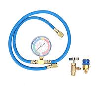 EBTOOLS per ricarica tubo r600a Tubo indicatore del refrigerante, il tubo di misurazione della ricarica universale R134A può digitare il tubo di ricarica del refrigerante calibro -30-250PSI