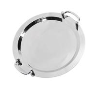EBTOOLS Piastra a Buffet in Acciaio Inossidabile con Finitura a Specchio e Manico Ergonomico - 40 Cm Che Serve Vassoio per Banchetti, Ristoranti Ed Eventi (#2)
