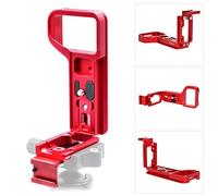 EBTOOLS Piastra di Rilascio Rapido a Forma in Lega di Alluminio per A6600 ILCE -6600 SCHEDERLE - E Versatile (rosso)