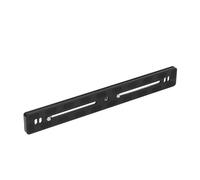 EBTOOLS Piastra Scorrevole a Binario Rapido da 30 Cm - Piastra di Rilascio Rapido in Lega di Alluminio con Fori a Vite /4 Pollici da 3/8 Pollici per Supporto ARCA