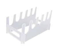 EBTOOLS Piatto di Stoviglie per Piatti Acrilici - Spazio a 4 Strati per, Ideale per Piatti, Coperchi e Tabelloni (5 livelli)