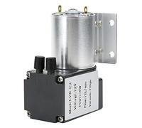 EBTOOLS Pompa a Vuoto Ad Alta Potenza con Supporto -72kPa 8W 12L/min DC24V per l'analisi e la Strumentazione del Gas (DC12V)